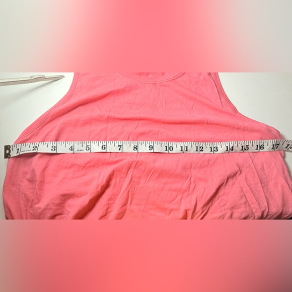 Lululemon “To The Point Tank “Glossy Pink asymmetrical - Picture 8 of 9